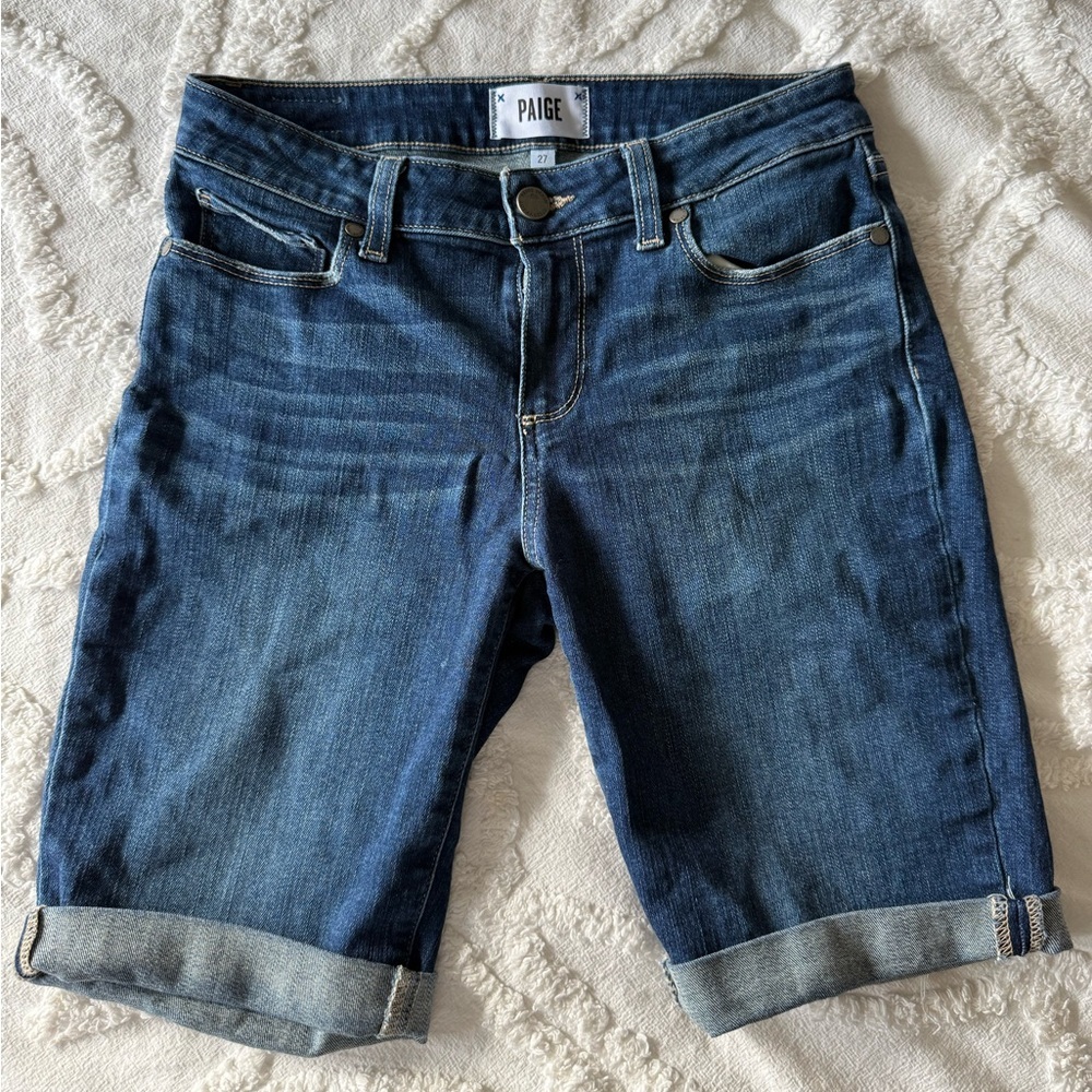 Paige Jax Knee Shorts